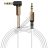 E008WH  jack kábel 3,5mm sztereó dugó-dugó 90fokos.
