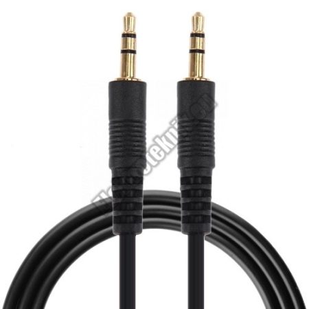 E019  jack kábel 3,5mm sztereó dugó-dugó 1m
