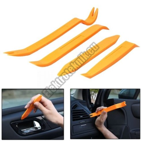 E047  Műzerfal,kárpit szétszedő, patent kiszedő készlet