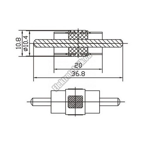 E110RD RCA toldó Piros