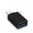 E130BK USB Adapter USB-C 3.1 dugó - USB 3.0 aljzat.