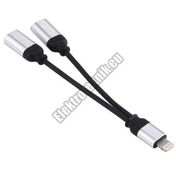 E144 iPhone Lightning elosztó kábel.