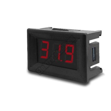   E206 Mini digitális feszültségmérő piros 0-99.9V (3 vezetékes)