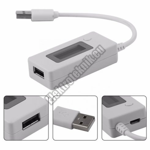 E210 LCD USB teljesítmény kapacitás tesztelő.