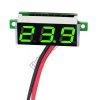 E226GR Mini digitális feszültségmérő zöld 2.5-30V (2 vezetékes)
