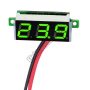   E226GR Mini digitális feszültségmérő zöld 2.5-30V (2 vezetékes)