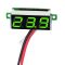   E226GR Mini digitális feszültségmérő zöld 2.5-30V (2 vezetékes)