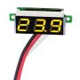   E228YE Mini digitális feszültségmérő Sárga 2.5-30V (2 vezetékes)