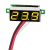E228YE Mini digitális feszültségmérő Sárga 2.5-30V (2 vezetékes)