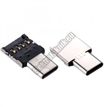   E242 OTG Adapter USB-C dugó - USB A dugóba illeszthető dugó 