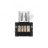   E243 USB Adapter micro USB dugó - USB A dugóba illeszthető dugó 