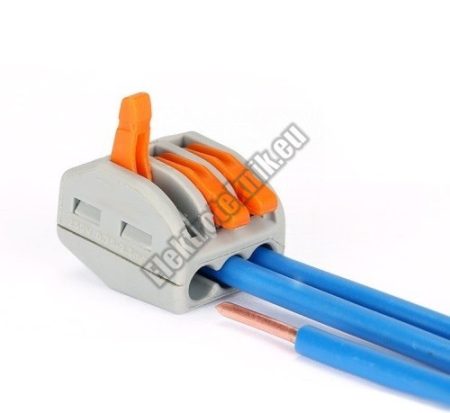 E247-3 Oldható vezeték összekötő 3pólusú. 