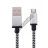 E252SI Harisnyázott microUSB kábel 