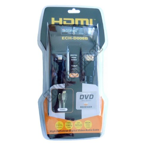 ECH-D008B HDMI kábel, HDMI dugó/mikro HDMI dugó.