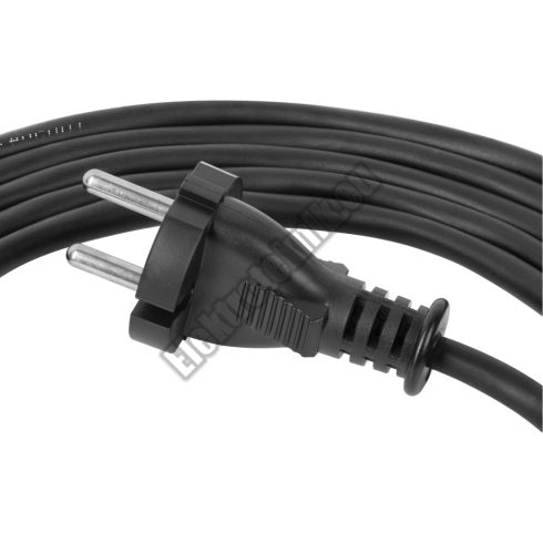 GT21550 Szerelhető flexo gumikábel dugvillával 2x1,5 mm²/5m