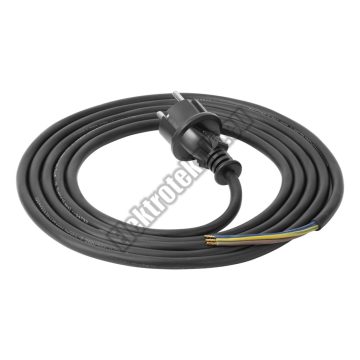   GT31530 Szerelhető flexo gumikábel dugvillával 3x1,5 mm²/3m