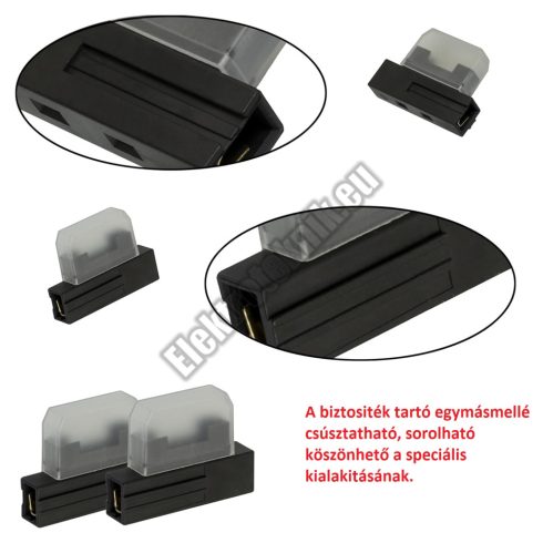 L015 Autós késes biztosíték tartó 