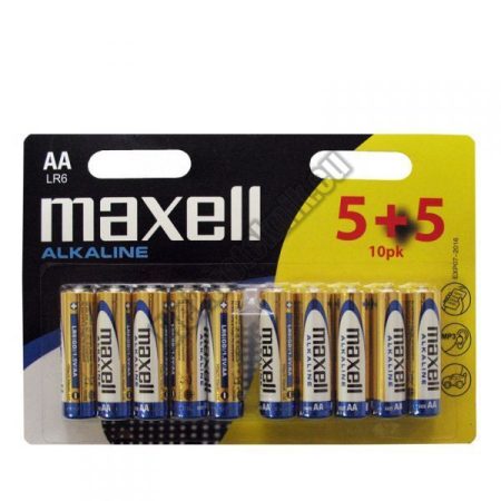 MAXEU-LR6-B10  Maxell Alkaline elem AA