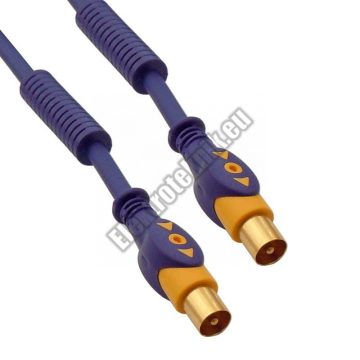 SA0062 Koax kábel dugó-dugó aranyozott, 1,5m