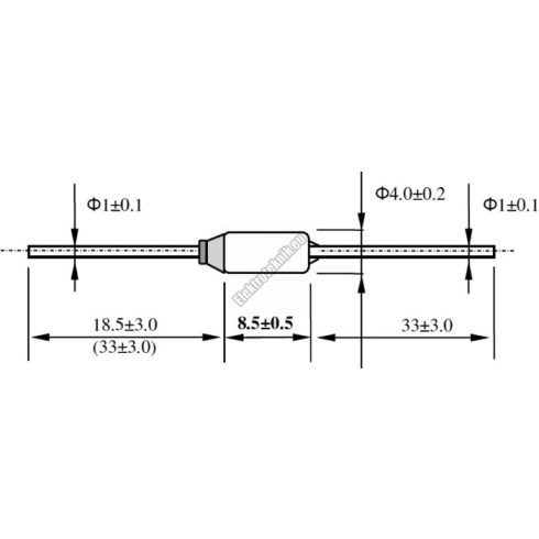 SF144R0 Hőbiztosíték 144°C 15A