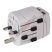 SKR05 Nemzetközi ->Európai+ USB átalakító adapter