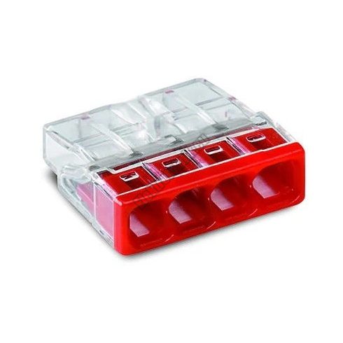 W2273-204 Vezeték összekötő 4pólusú 2x0.5-2.5mm2 