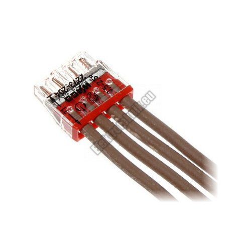 W2273-204 Vezeték összekötő 4pólusú 2x0.5-2.5mm2 