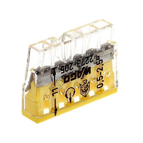 W2273-205 Vezeték összekötő 5pólusú 2x0.5-2.5mm2