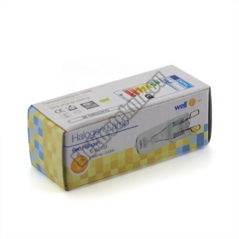 WELL-H13 Halogén izzó 70W, G9