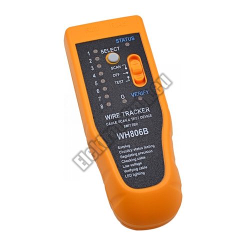 WH806B Hanggenerátoros vezetékkereső, kábeltesztelővel.