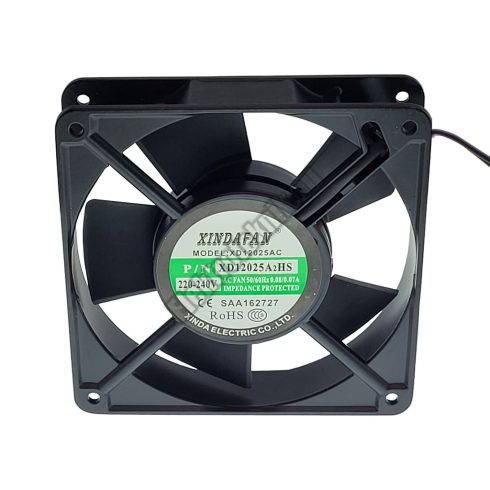 XD12025AC 220-240V ventilátor 120x120x25mm