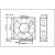 XD12025DC 12V Ventilátor 120x120x25